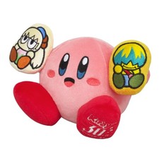 San'ei Trading Kirby 30th Anniversary Basic Round Plush Toy 17.5x12.5x11cm