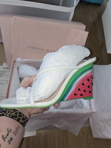 Sophia webster white leather - white,