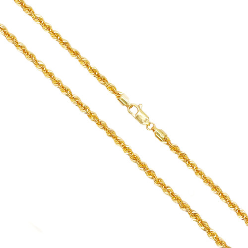 22ct gold rope chain - 22ct,