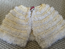 VINTAGE, Childs Knitted Cape/Shawl/Bolero, Made With Emu Wool