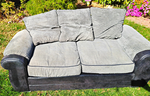 Grey black stripe - grey/black,