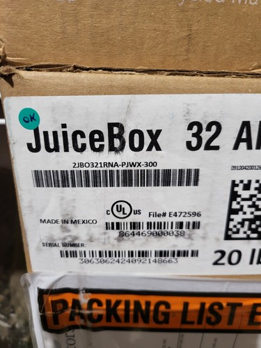Juicebox 32amp plug enel x - plug-in,