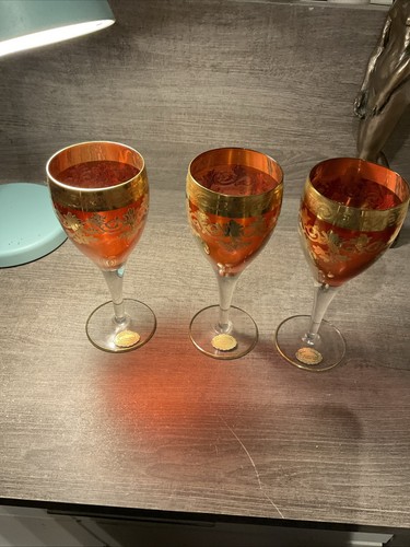 Set murano 24k gold - set,