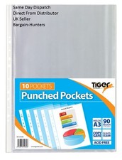 Portrait punched pockets - punched,