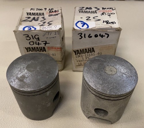 Yamaha rs200 pistons 25 - yamaha, 2
