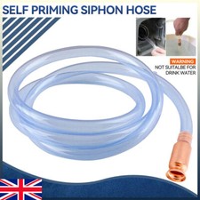 DIESEL JIGGLE SYPHON HOSE SIPHON PUMP WATER FUEL SELF PRIMING LIQUID TRANSFER UK