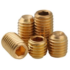 Brass hex socket set - socket, screws