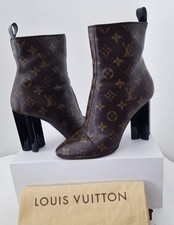 Louis Vuitton Silhouette Monogram ankle boots in size 38 UK5