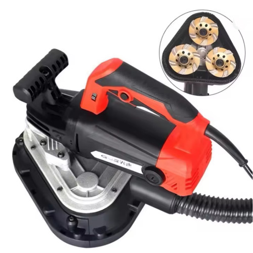 Three heads dustless grinder - three,