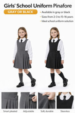 Girls Bib Pinafore School