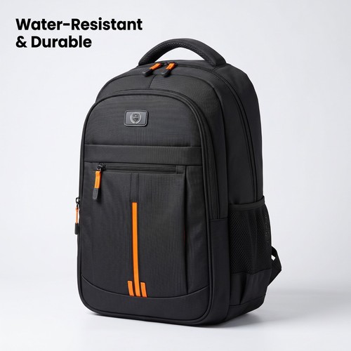 Black backpack rucksack - backpack, large