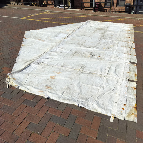 Gala tent white - 6m, pvc