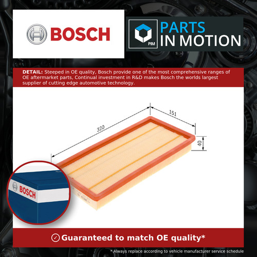 Air filter fits fiat bravo - fits, mk2