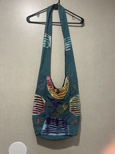 Boho hippie crossbody - crossbody, hobo