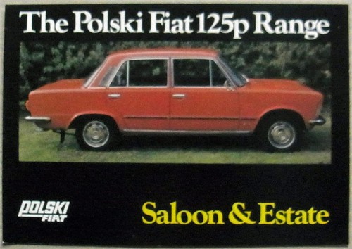 Polski fiat 125p saloon - fiat, &