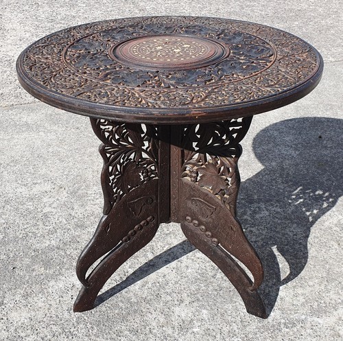 Antique highly carved anglo - highly,