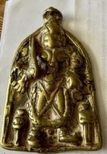 Antique Heavy Brass Shiva Statue with cobra 