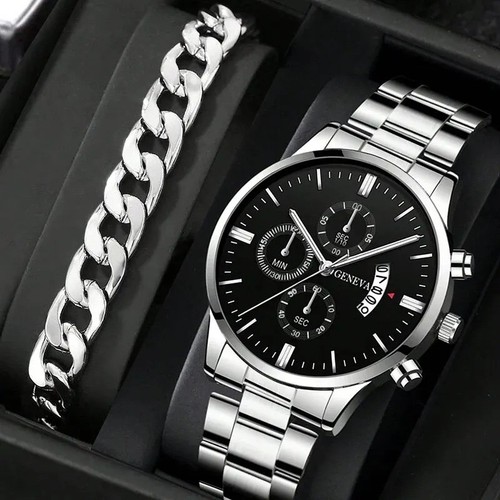 Men business quartz watch - quartz,