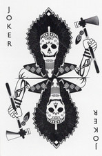 RARE MODERN "Native North American Indian in a Headdress" JOKER Play Card #57