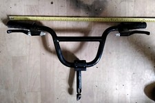 BMX handlebars, X Rated ,shockwave ,with Brake Levers,stem,and Grips