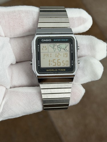 Rare vintage casio world - rare, time