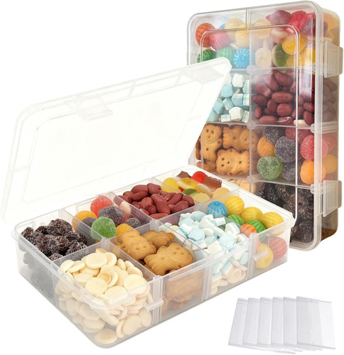 2pack grids clear plastic - 8,