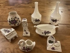 8 x BONE CHINA MINIATURE PIECES INCLUDING CROWN DEVON, HAMMERSLEY, GAINSBOROUGH