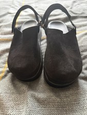 Black Clog Style Shoes