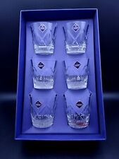 Edinburgh Crystal Rannoch Tumblers Set of 6 New with Box