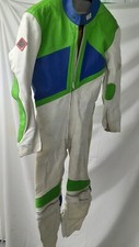Vintage Frank Thomas ProRacer Motorcycle One Piece Leather Suit UK Size 44 EU 54