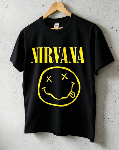 Nirvana smiley face shirt - face, t-shirt