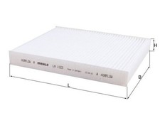 LA 1123 FILTER, CABIN AIR