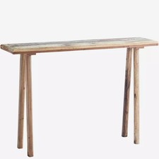 Console table wooden - table, recycled