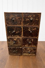 Antique Wooden Drawers Cabinet