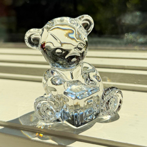 Waterford crystal teddy bear - waterford,