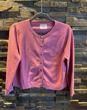 boden favourite crew neck cropped cardigan size small -WUO66 - pink- b35a
