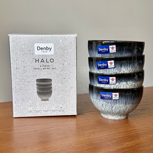 Denby halo stoneware piece - halo, 4-piece