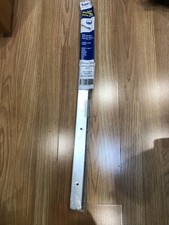 RAW Kitchen Worktop Joining Strip, Silver 40mm x 630mm x 10mm bullnose