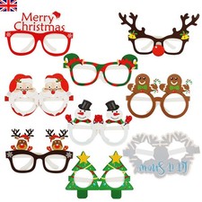 9Pcs Christmas Glasses Specs Novelty Xmas Sunglasses Fancy Dress Party Accessory