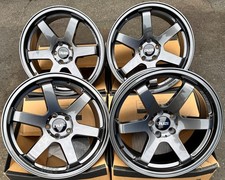 Alloy Wheels 18" Drift For Audi A3 2003 On A4 b4 b5 b6 b7 b8 b9 5x112 Grey