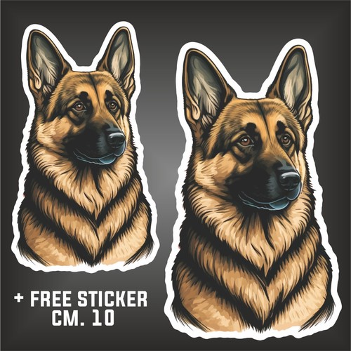 Sticker german shepherd - german,