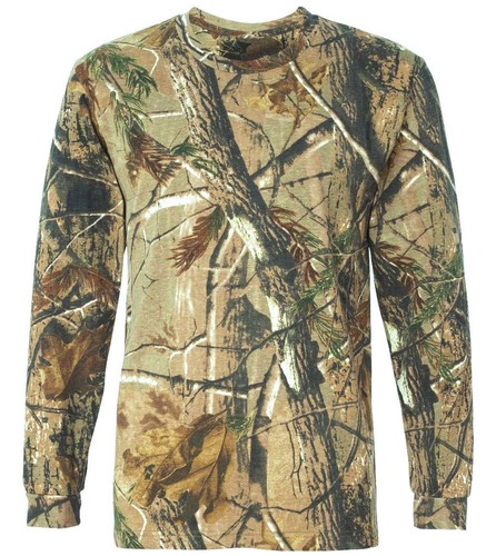 Oak tree camo long - sleeve, top