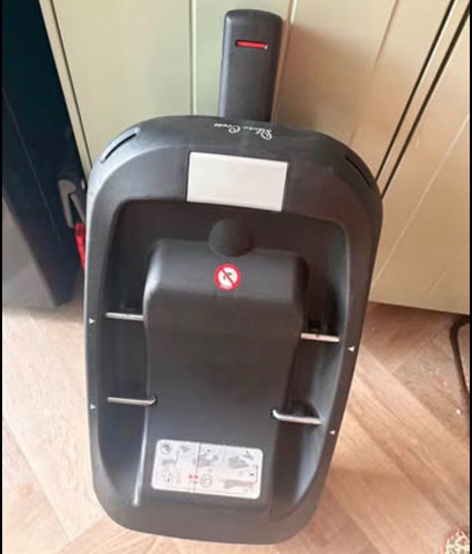 Silver cross isofix car - silver,