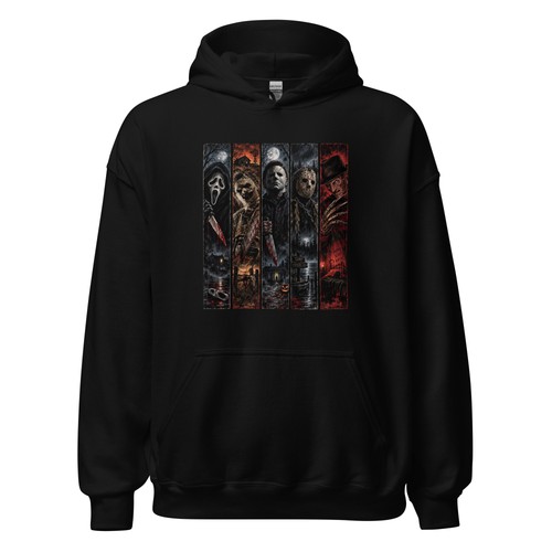 Horror movie themed hoodie - movie,