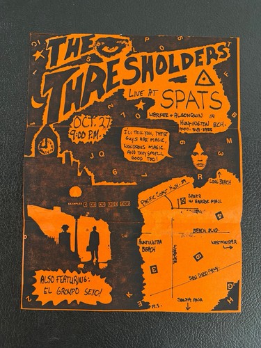 Vintage punk concert flyer - punk,