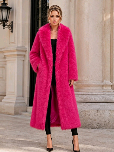 Women brown faux fur long - women’s,