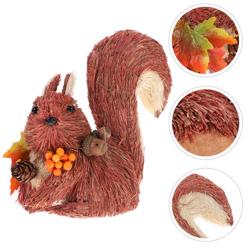 Wooden squirrel desktop - wooden,