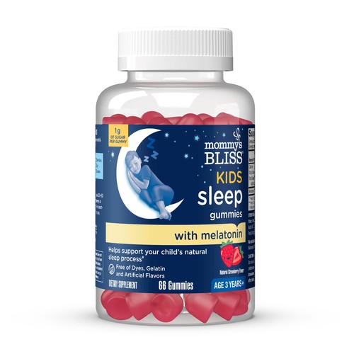 Strawberry kids sleep gummies - strawberry,