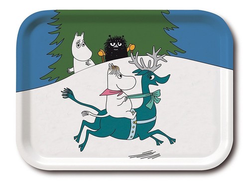 Moomin birch tray winter - moomin,