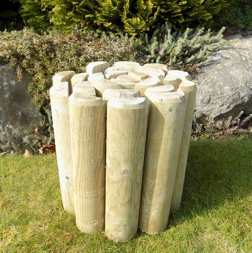 Log roll border - log,